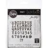 Sizzix Thinlits Die Set 123 Pack Alphanumeric Tiny Type Upper by Tim Holtz, Multicolor(Classic)