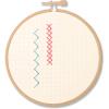 Sizzix Thinlits Die Set 2 Pack Embroidery by Olivia Rose, Multicolor