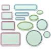 Sizzx Thinlits Die Set 13PK Vintage Labels by Tim Holtz | 665929 | Chapter 3 2022