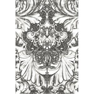 Sizzix 3-D Texture Fades Embossing Folder Damask by Tim Holtz, 665733