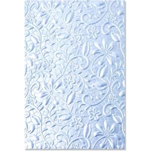 Sizzix 3-D Textured Impressions Embossing Folder Lacey by Kath Breen, 665324
