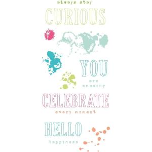 Sizzix Clear Stamps – Hello You Sentiments by 49 and Market