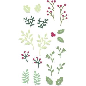Sizzix Framelits Die Set Happy Holly Days #2 by Catherine Pooler