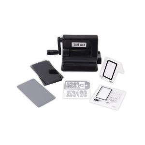 Sizzix Portable Manual Die Cutting & Embossing Machine for Arts & Crafts, Scrapbooking & Cardmaking, 2.5” Opening, One Size, Tim Holtz Sidekick Starter Kit(Tim Holtz Sidekick Starter Kit)
