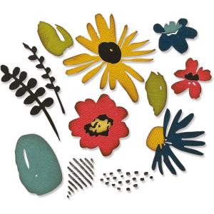 Sizzix Thinlits Die Set 11PK Modern Floristry by Tim Holtz | 665853 |Chapter 2 2022