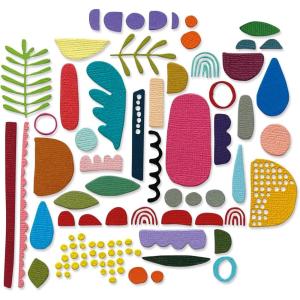 Sizzix Thinlits Die Set 43PK Abstract Elements by Tim Holtz, 666280(Multi-colour)