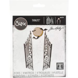 Sizzix Tim Holtz – THINLITS DIE HAUNTED(Gate Keeper)