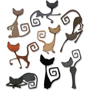 Sizzx Thinlits Die Set 16PK Mischievous by Tim Holtz | 665996 | Chapter 3 2022