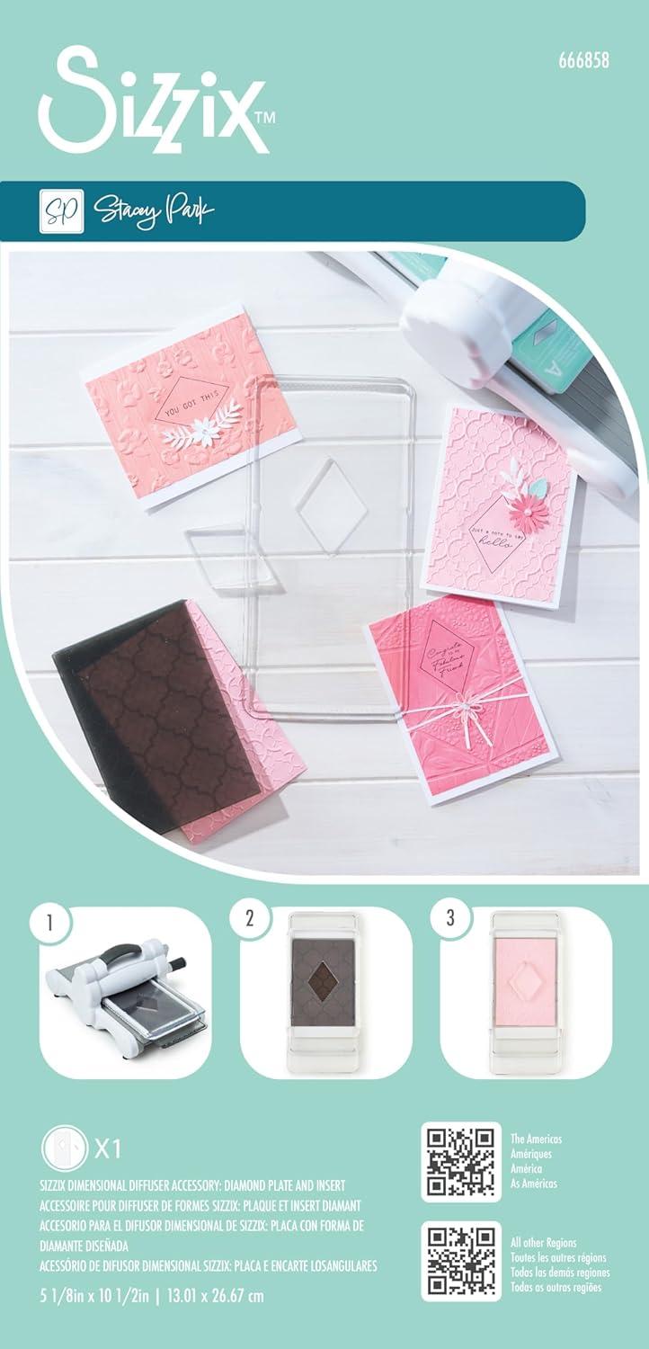image:imageSizzix Dimensional Diffuser by Stacey Park Diamond Plate amp Insert