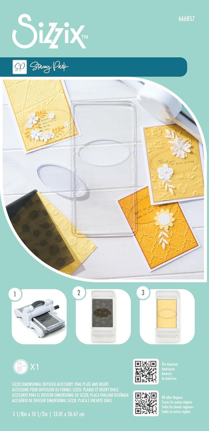 image:imageSizzix Dimensional Diffuser by Stacey Park Oval Plate amp Insert