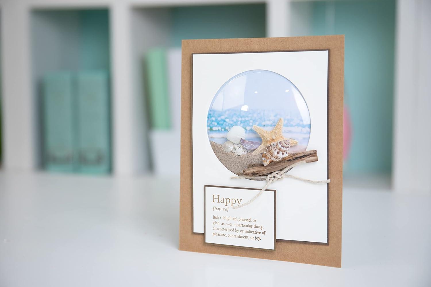 image:imageSizzix Shaker Domes Circle 64cm 6 Pack 25Circle 3 12 4pk