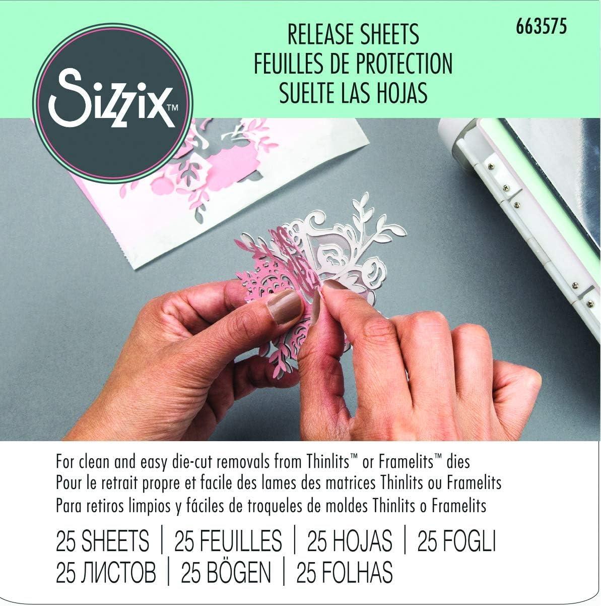 image:imageSizzix Translucent White Release Sheets 25 Pack One Size
