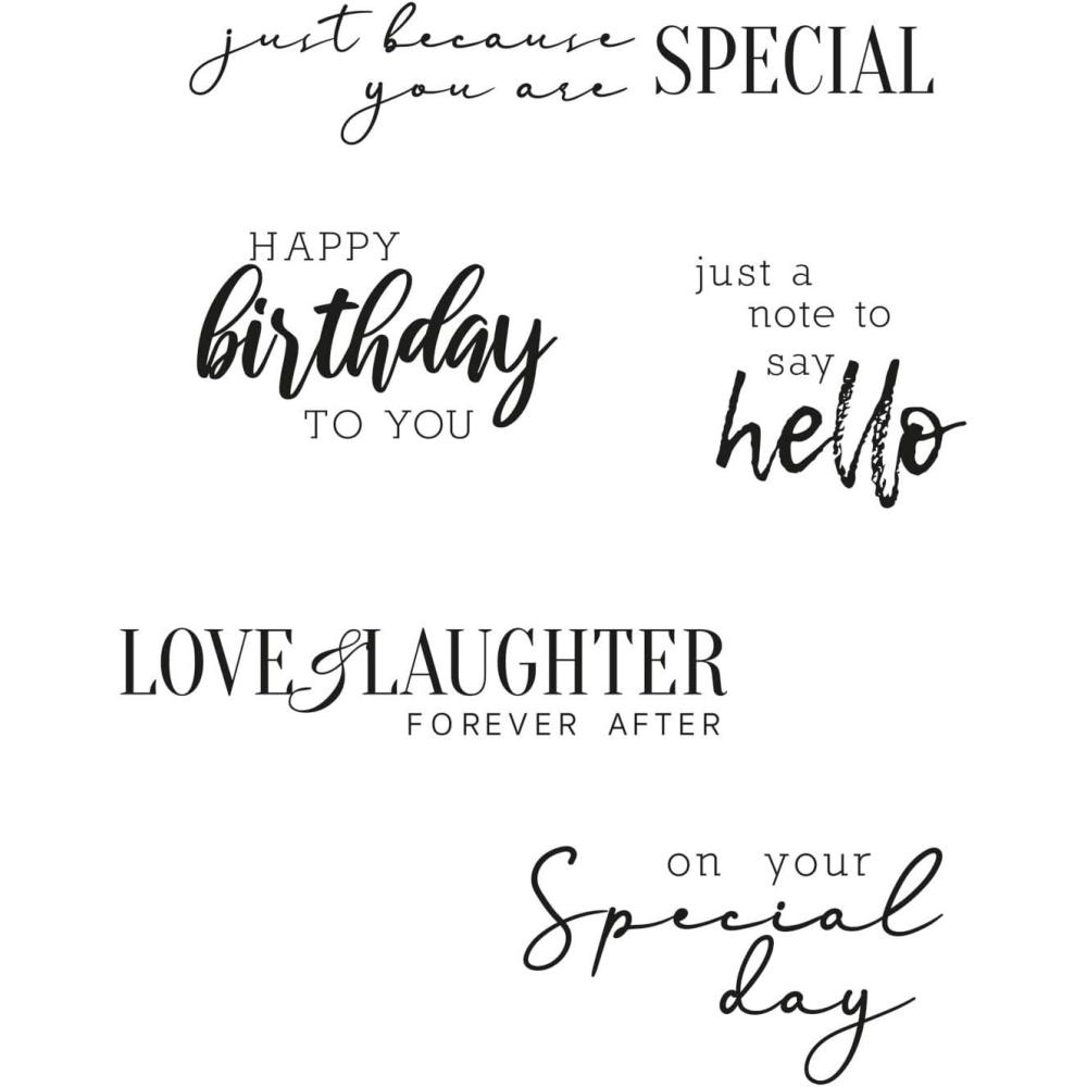 image:imageClear Stamps 5PK Sunnyside Sentiments 10 by Pete HughesSunnyside Sentiments 6