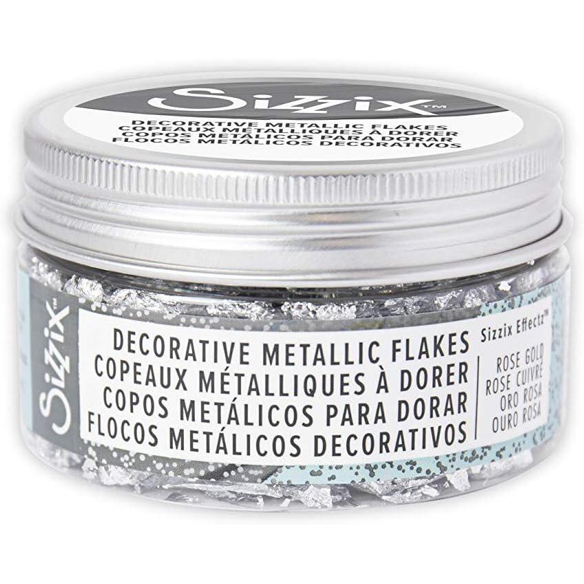 image:imageSizzix Effectz Decorative Metallic Flakes 664564 Decorative Gilding Foil Silver 08gSilver