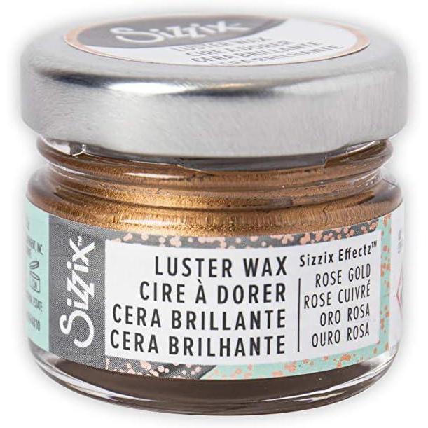 image:imageSizzix Effectz Luster Wax 664810 Metallic Gilding Polish Rose Gold 20mlRose Gold