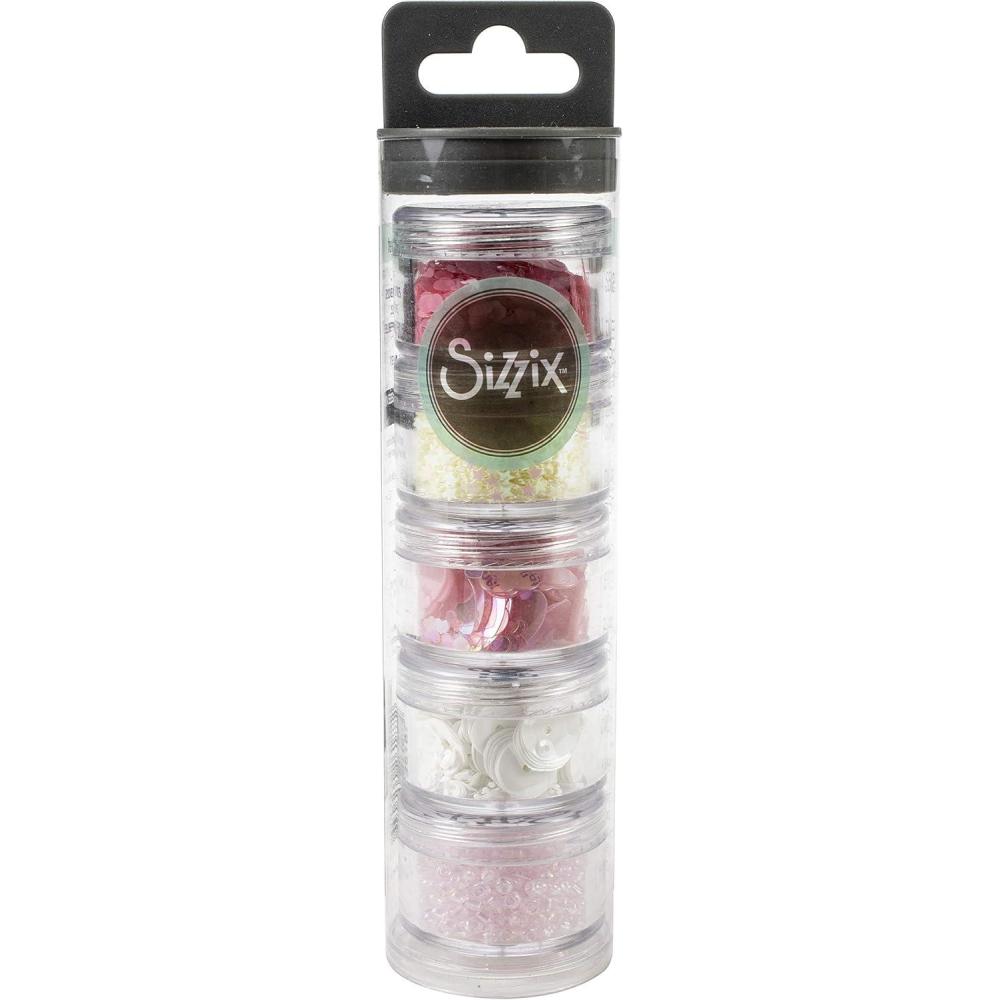 image:imageSizzix Sequins amp Beads Arctic 5 Pack Artic Sky BeadsBallet Slipper