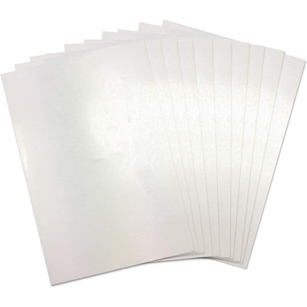 image:imageSizzix Shrink Plastic 10PK A4 Sheets Surfacez10PK  Frosted White 10 Pack 20999999999999996 x 73 x 1 cm Die Cut 20999999999999996 x 73 x 1 cmWhite Frosted