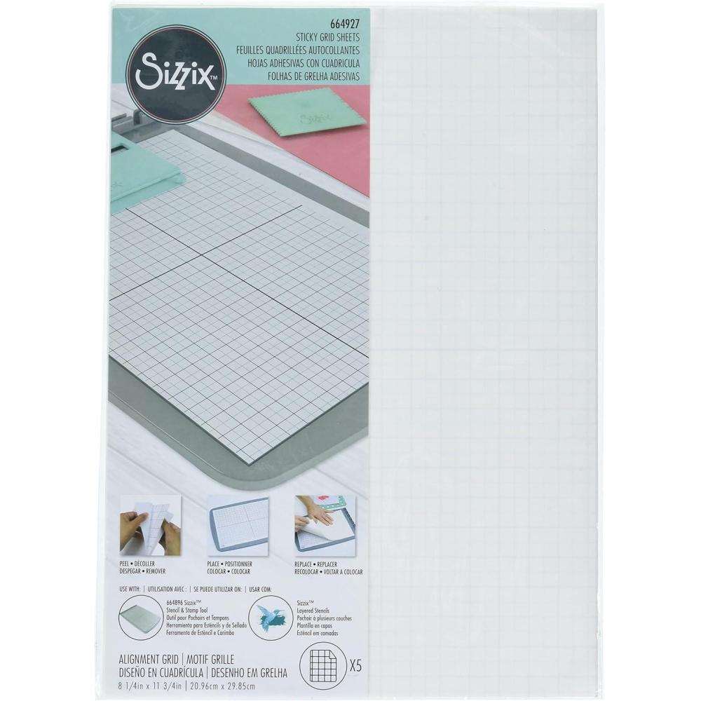 image:imageSizzx Accessory Sticky Grid Sheets 8 14 x 11 58 5PK 664927 Chapter 3 2022