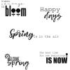 Clear Stamps 5PK Sunnyside Sentiments #10 by Pete Hughes(Spring Sentiments)
