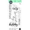 Clear Stamps 5PK Sunnyside Sentiments #10 by Pete Hughes(Sunnyside Sentiments #6)