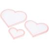 Making Essential Shaker Panes Hearts 1 1/2″ 2 1/2″ & 3 1/2″ 3PK