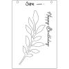 Sizzix Layered Stencils – Frond by Stacey Park