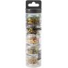 Sizzix Sequins & Beads , Arctic, 5 Pack, Artic Sky (Beads)(Gold)