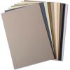 Sizzix Surfacez-Making Essential Cardstock Sheets 60PK (10 Colours Neutrals), Multicolour, 8 1/4″ x 11 5/8″(Neutrals)