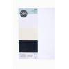 Sizzx Surfacez Cardstock A4 Black/Ivory/White 60PK | 665989 | Chapter 3 2022