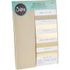 Sizzix, Charcoal, Surfacez-Surfaces-Opulent Cardstock , 50 Pack, Gray(Gold)
