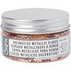 Sizzix Effectz Decorative Metallic Flakes 664564, Decorative Gilding Foil, Silver 0.8g(Rose Gold)