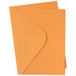 Sizzix A6 Surfacez Card & Envelope Pack Burnt Orange 10PK | 665691 |Chapter 2 2022, Multicolor