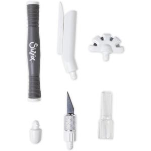 Sizzix Craft Knife, Trimmer & Distress Tool Set | Perfect for Papercraft, Cardmaking, Scrapbooking, Detailed Cutting & Creating Texture