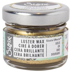 Sizzix Effectz Luster Wax 664809, Metallic Gilding Polish Gold, 20ml(Gold)