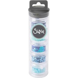 Sizzix Sequins & Beads , Arctic, 5 Pack, Artic Sky (Beads)(Bluebell)