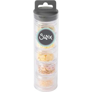 Sizzix Sequins & Beads , Arctic, 5 Pack, Artic Sky (Beads)(Limoncello)