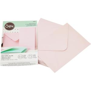 Sizzix Surfacez Card & Envelope Pack, A6, Ballet Slipper, 10PK, 664825, Multicolor(Multicolor)