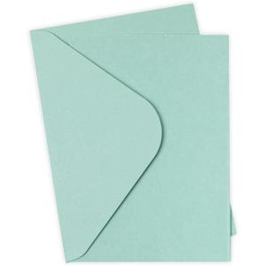 Sizzix Surfacez Card & Envelope Pack A6 Eucalyptus 10PK | 665692 |Chapter 2 2022, One Size, Multicolor