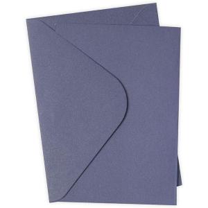 Sizzix Surfacez Card & Envelope Pack A6 French Navy 10PK | 665694 |Chapter 2 2022, Multicolor(A6)