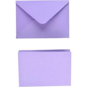 Sizzix Surfacez Card & Envelope Pack, A6, Lavender Dust, 10PK, 664841, One Size, Multicolor
