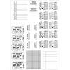 Sizzix A5 Clear Stamps w/Framelits Die Forever Journal Essentials by 49 and Market