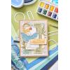 Sizzix A5 Clear Stamps w/Framelits Die Forever Journal Essentials by 49 and Market