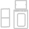 Sizzix A5 Clear Stamps w/Framelits Die Forever Journal Essentials by 49 and Market