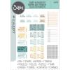 Sizzix A5 Clear Stamps w/Framelits Die Forever Journal Essentials by 49 and Market