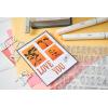 Sizzix Framelits 45PK Die Set Fine Line Alpha 02 by 49 and Market