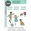Sizzix A5 Clear Stamps 29PK w/12PK Framelits Play Time by 49 and Market