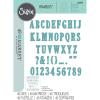 Sizzix Framelits 45PK Die Set Fine Line Alpha 02 by 49 and Market