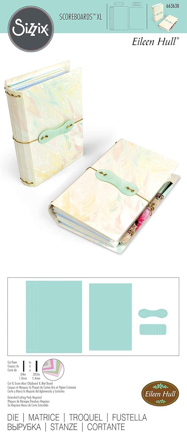 image:imageSizzix ScoreBoards XL Die Pocket Notebook by Eileen Hull Multicolor