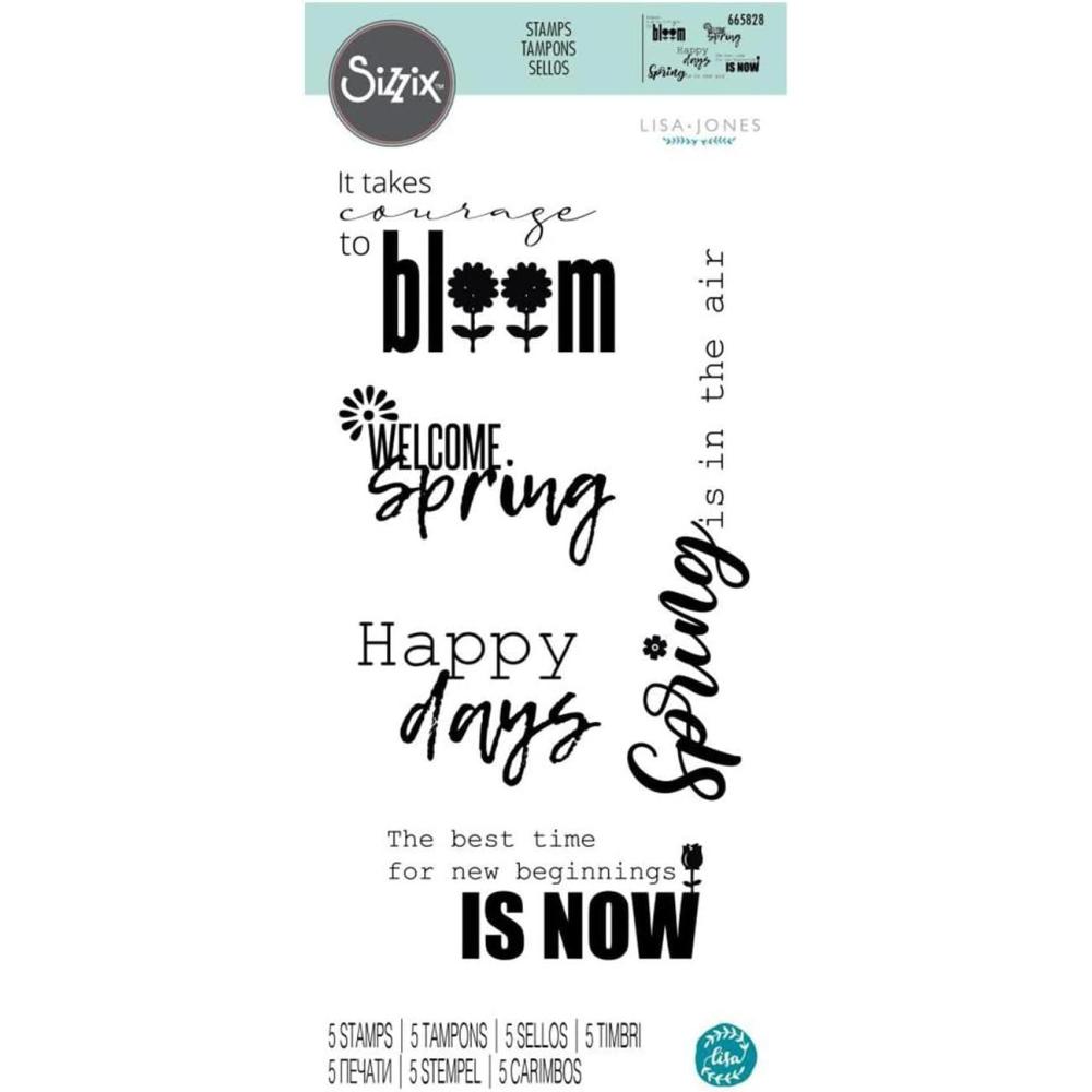 image:imageClear Stamps 5PK Sunnyside Sentiments 1 by Pete HughesSpring Sentiments