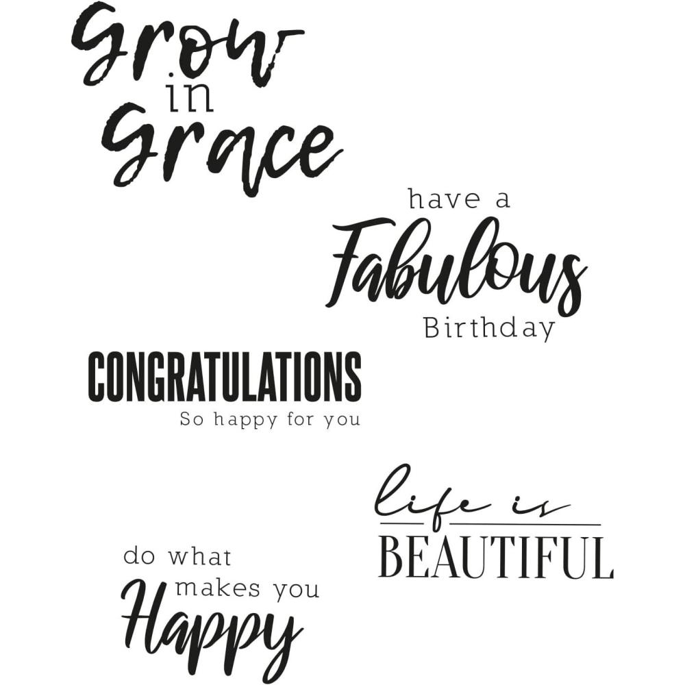 image:imageClear Stamps 5PK Sunnyside Sentiments 1 by Pete HughesSunnyside Sentiments 4